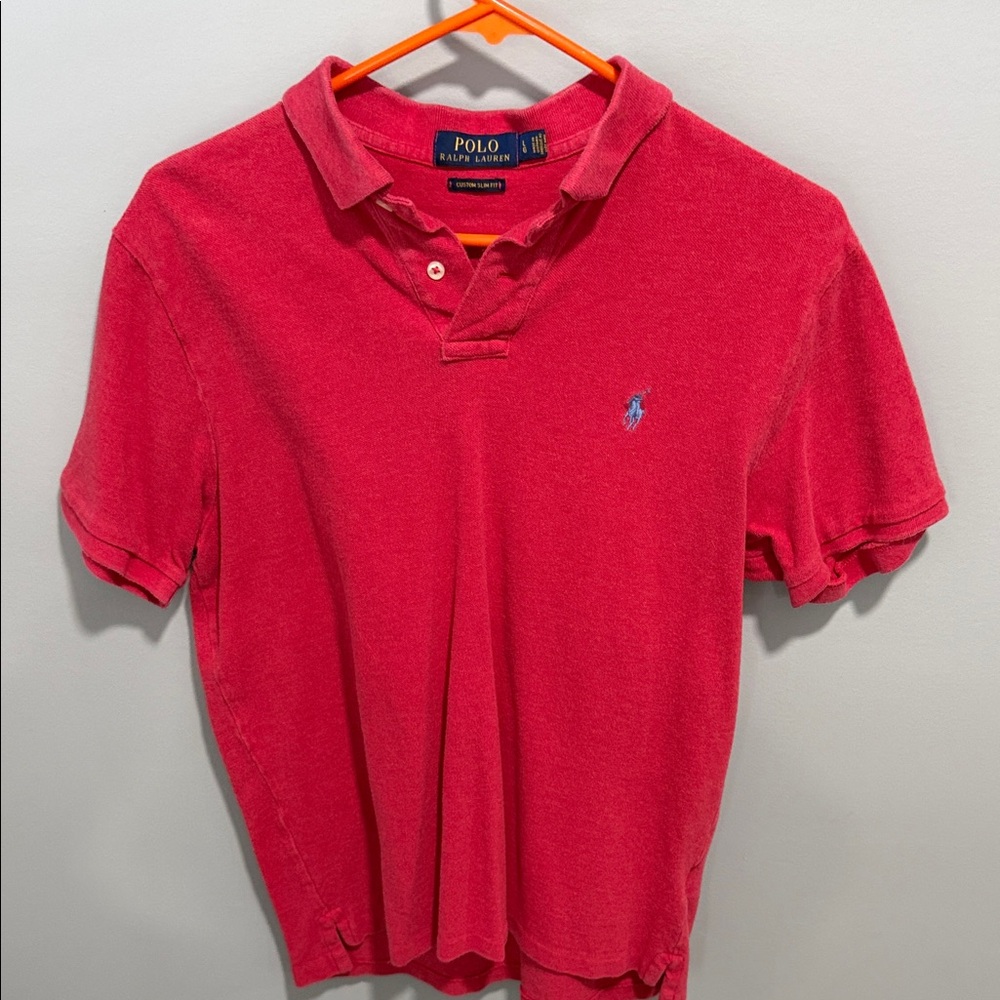 Polo by Ralph Lauren Red Slim Fit Shirt